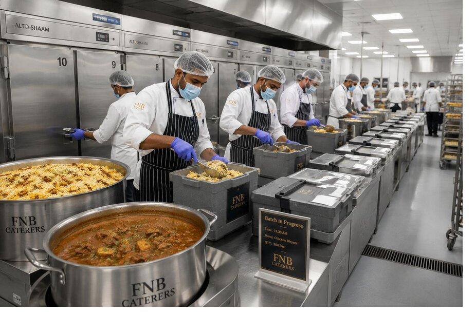 Central kitchen batch cooking