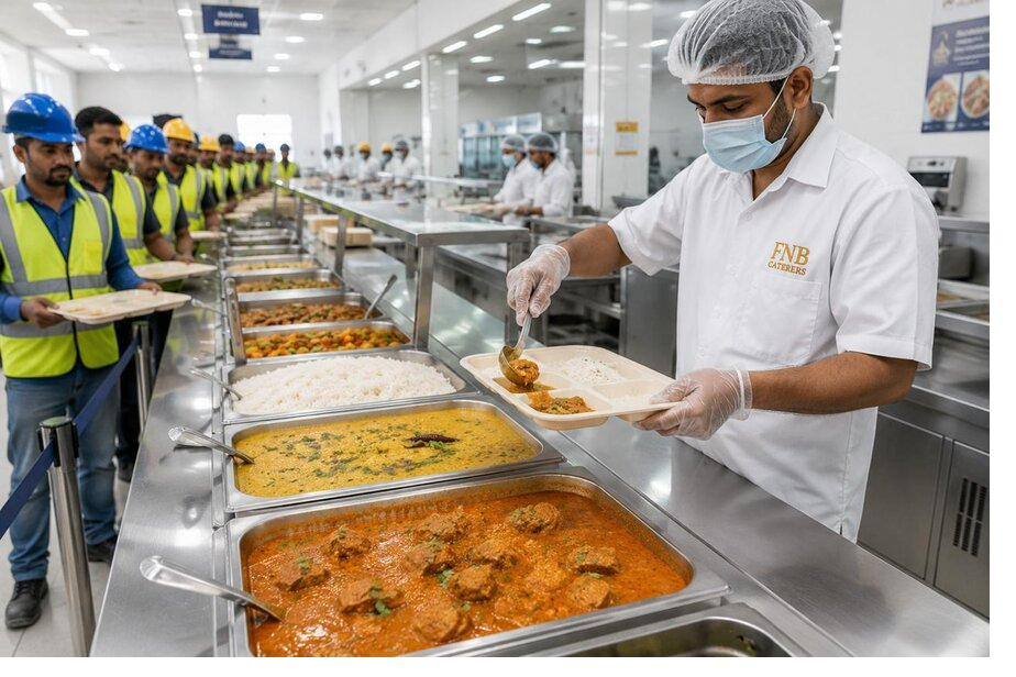 Daily workforce meal program service in Dubai