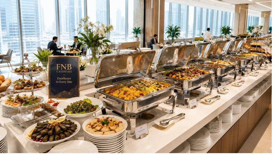 Themed corporate buffet catering in Dubai