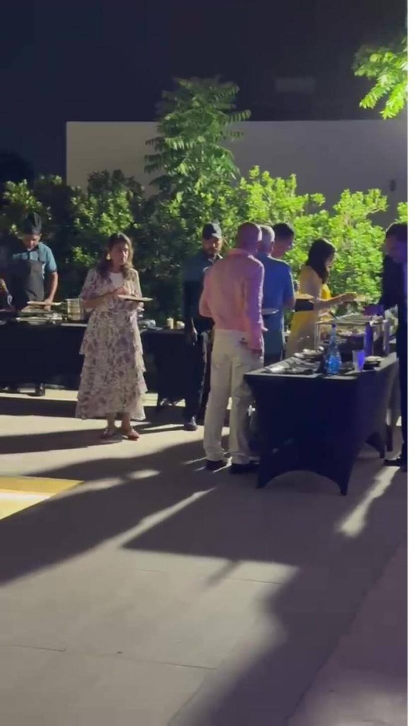 Private villa party catering setup in Dubai